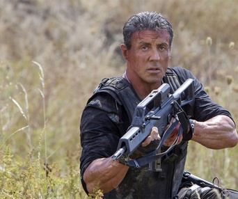 Une scène du film The Expendables 3