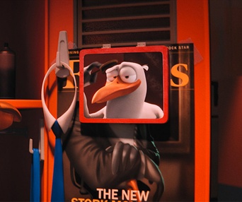 Une scène du film Storks