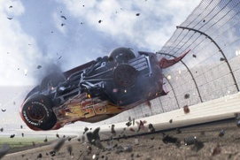 Une scène du film Cars 3 Une scène du film Cars 3