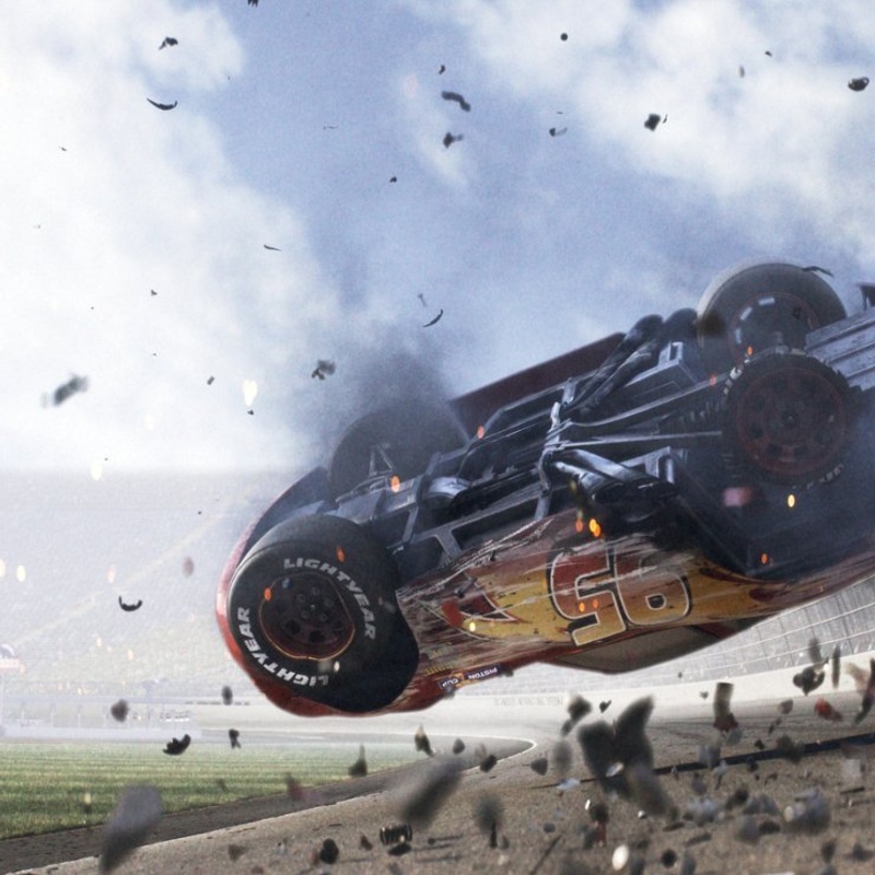 Une scène du film Cars 3