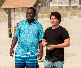 Une scène du film Baywatch