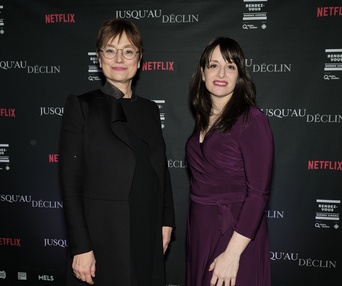 Tapis rouge de la première du film Jusqu'au déclin