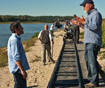 Sur le plateau du film Gone Girl