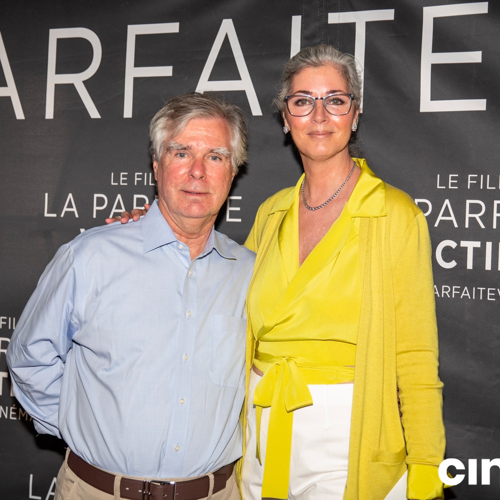 Sur le tapis rouge du film La parfaite victime