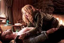 Une scène du film October Gale