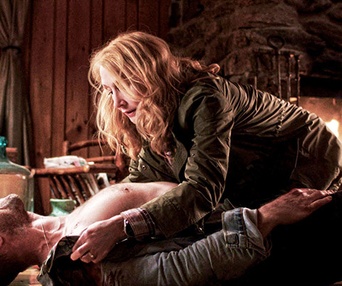 Une scène du film October Gale