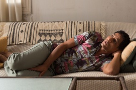 Une scène du film Un divan à Tunis