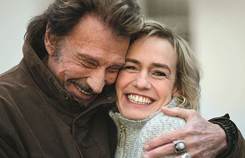 Johnny Hallyday et Sandrine Bonnaire dans Salaud, on t'aime