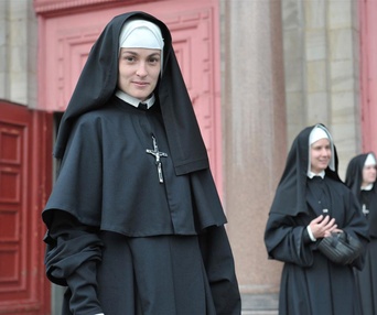 Une scène du film Pour l'amour de Dieu