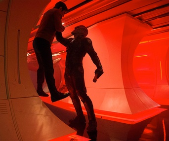 Une scène du film Star Trek Beyond