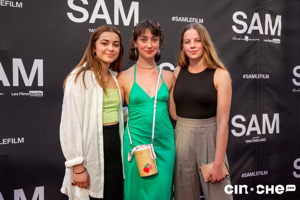 Sur le tapis rouge du film Sam
