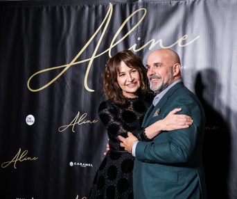 Tapis rouge du film Aline