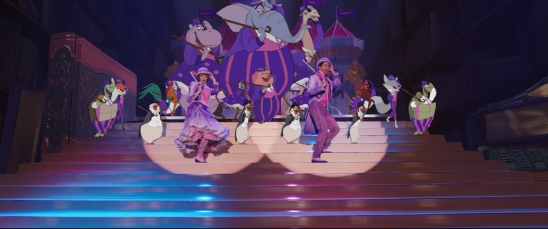 Une scène du film Mary Poppins Returns