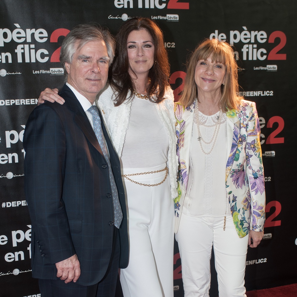 Sur le tapis rouge du film De père en flic 2