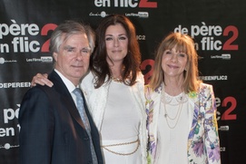 Sur le tapis rouge du film De père en flic 2
