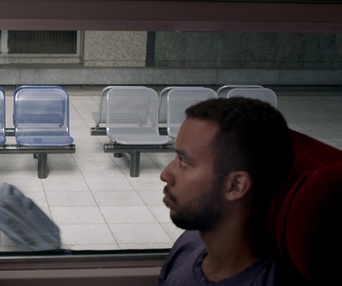 Une scène du film The 15:17 to Paris
