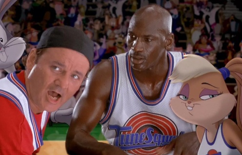 Une scène du film Space Jam