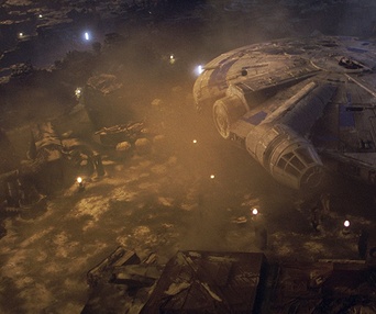 Une scène du film Solo: A Star Wars Story