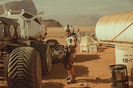 Une scène du film The Martian Une scène du film The Martian