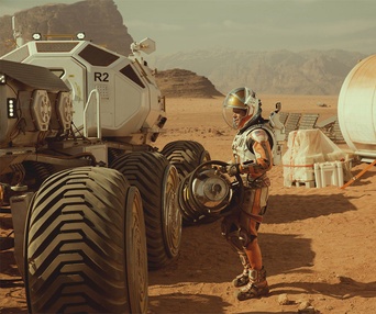Une scène du film The Martian