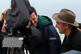 Sur le plateau du film Barbara