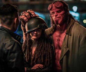 Une scène du film Hellboy