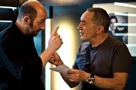 Sur le plateau du film L'Immortel