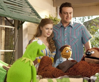 Une scène du film The Muppets