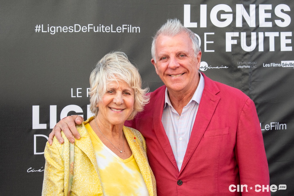 Sur le tapis rouge du film Lignes de fuite