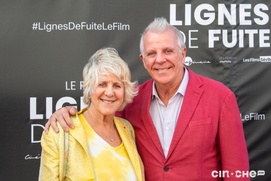 Sur le tapis rouge du film Lignes de fuite