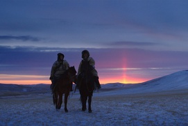 Une scène du film Wolf Totem Une scène du film Wolf Totem