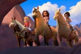 Une scène du film Spirit Untamed Une scène du film Spirit Untamed