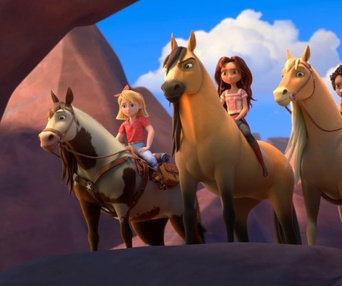 Une scène du film Spirit Untamed