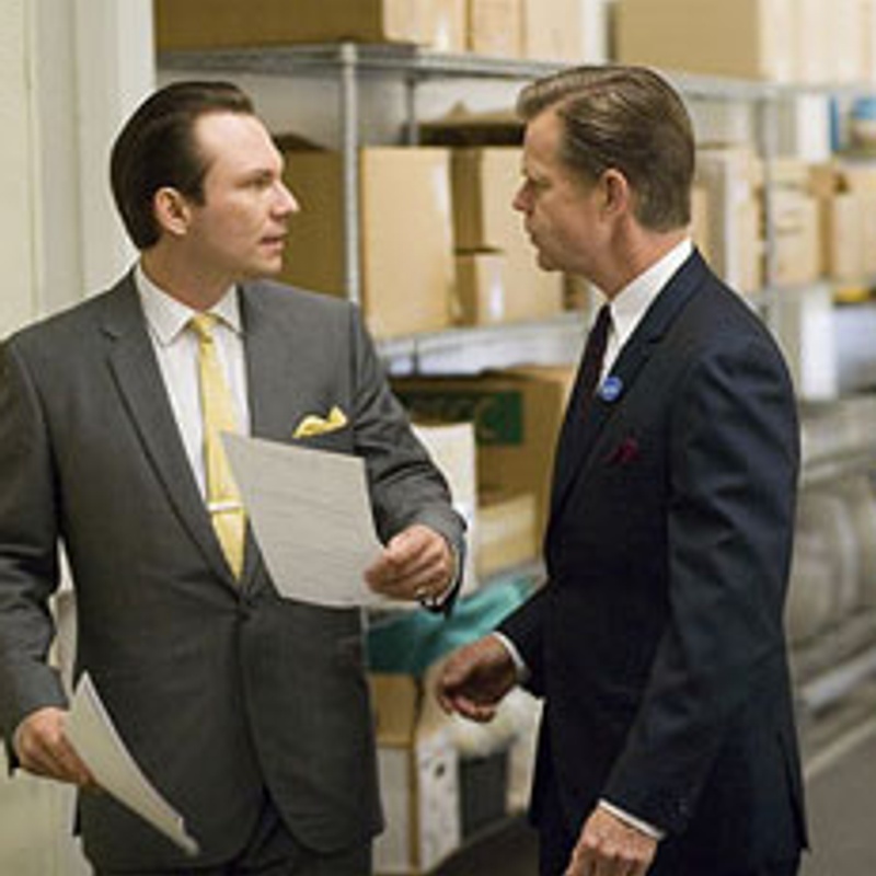 Christian Slater et William H. Macy dans Bobby