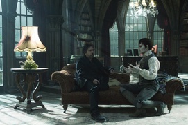 Sur le plateau du film Dark Shadows Sur le plateau du film Dark Shadows
