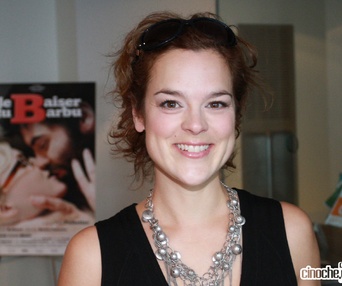 Sur le tapis rouge du film Le baiser du barbu