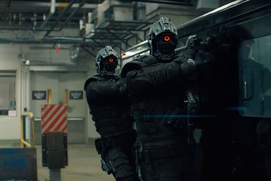 Une scène du film Code 8 Une scène du film Code 8