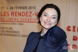 Sur le tapis rouge du film Les loups