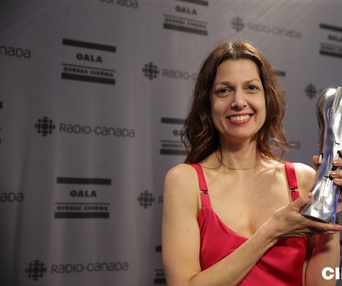 Dans la salle de presse du Gala Québec Cinéma 2019