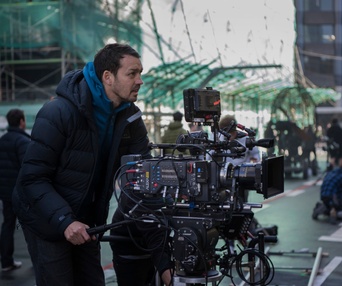 Une scène du film Ghost in the Shell