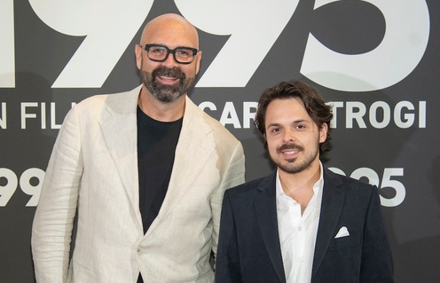 Ricardo Trogi et Jean-Carl Boucher à la première de 1995