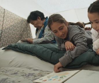 Une scène du film Tia et Piujuq