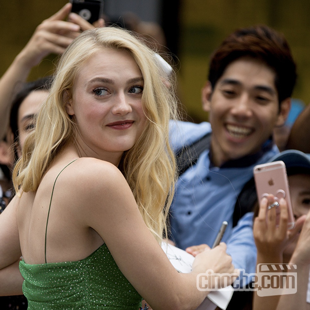Sur le tapis rouge du film American Pastoral