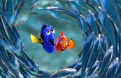Une scène du film Finding Nemo
