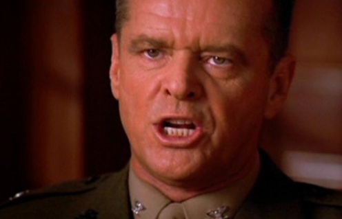Jack Nicholson dans A Few Good Men