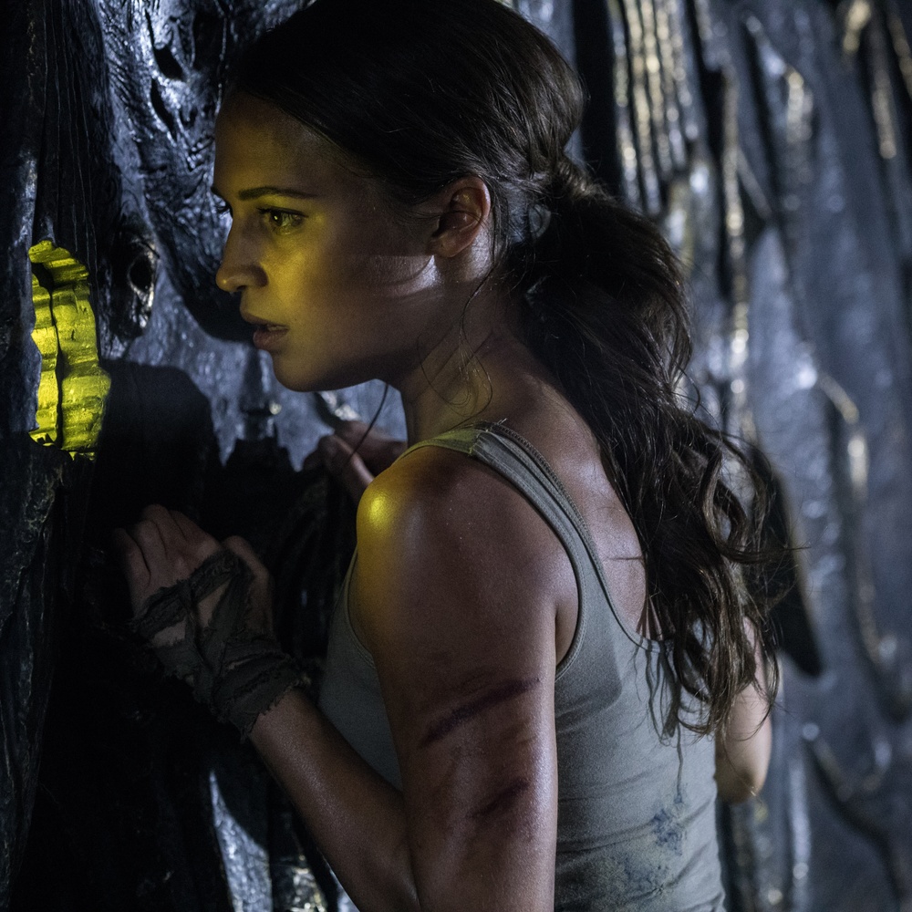 Une scène du film Tomb Raider