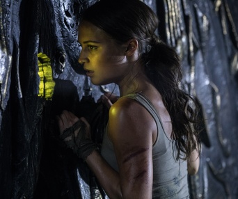 Une scène du film Tomb Raider