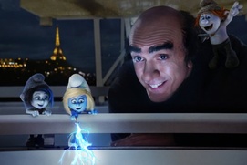 Une scène du film The Smurfs 2 Une scène du film The Smurfs 2