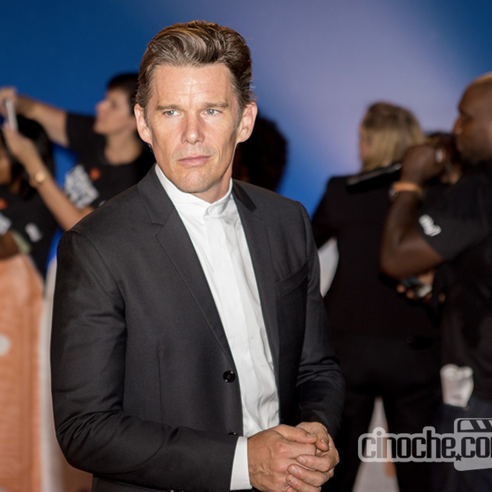 Sur le tapis rouge du film The Magnificent Seven