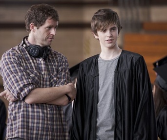 Sur le plateau du film The Art of Getting By